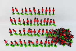 Britains Deetail - An unboxed collection of approximately 100 Britains Deetail Scots Guards in a