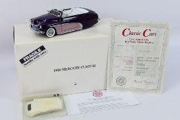 Danbury Mint - Classic Cars - A 1:24 scale 1950 Mercury Custom die-cast model by Danbury Mint -