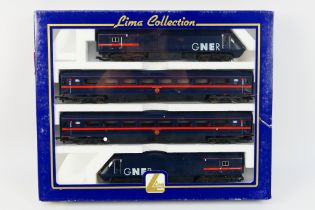 Lima - A boxed Lima OO gauge L149908 Class 43 HST in GNER livery 4 car train pack Op.