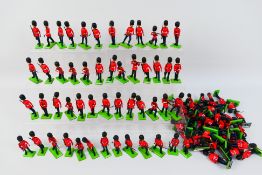 Britains Deetail - An unboxed collection of approximately 100 Britains Deetail Scots Guards in a