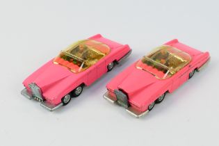 Dinky - Thunderbirds - 2 x Lady Penelope's FAB 1 Rolls Royce models # 100,