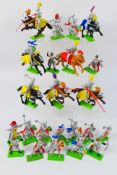 Britains Deetail - A collection of 23 unboxed Britains Deetail Knights.