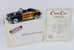 Danbury Mint - Classic Cars - A 1:24 scale 1948 Chrysler Town and Country die-cast model by Danbury