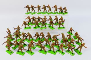 Britains Deetail - An unboxed collection of over 60 Britains Deetail British Infantry figures.