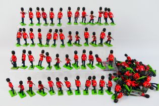 Britains Deetail - An unboxed collection of approximately 100 Britains Deetail Scots Guards in a