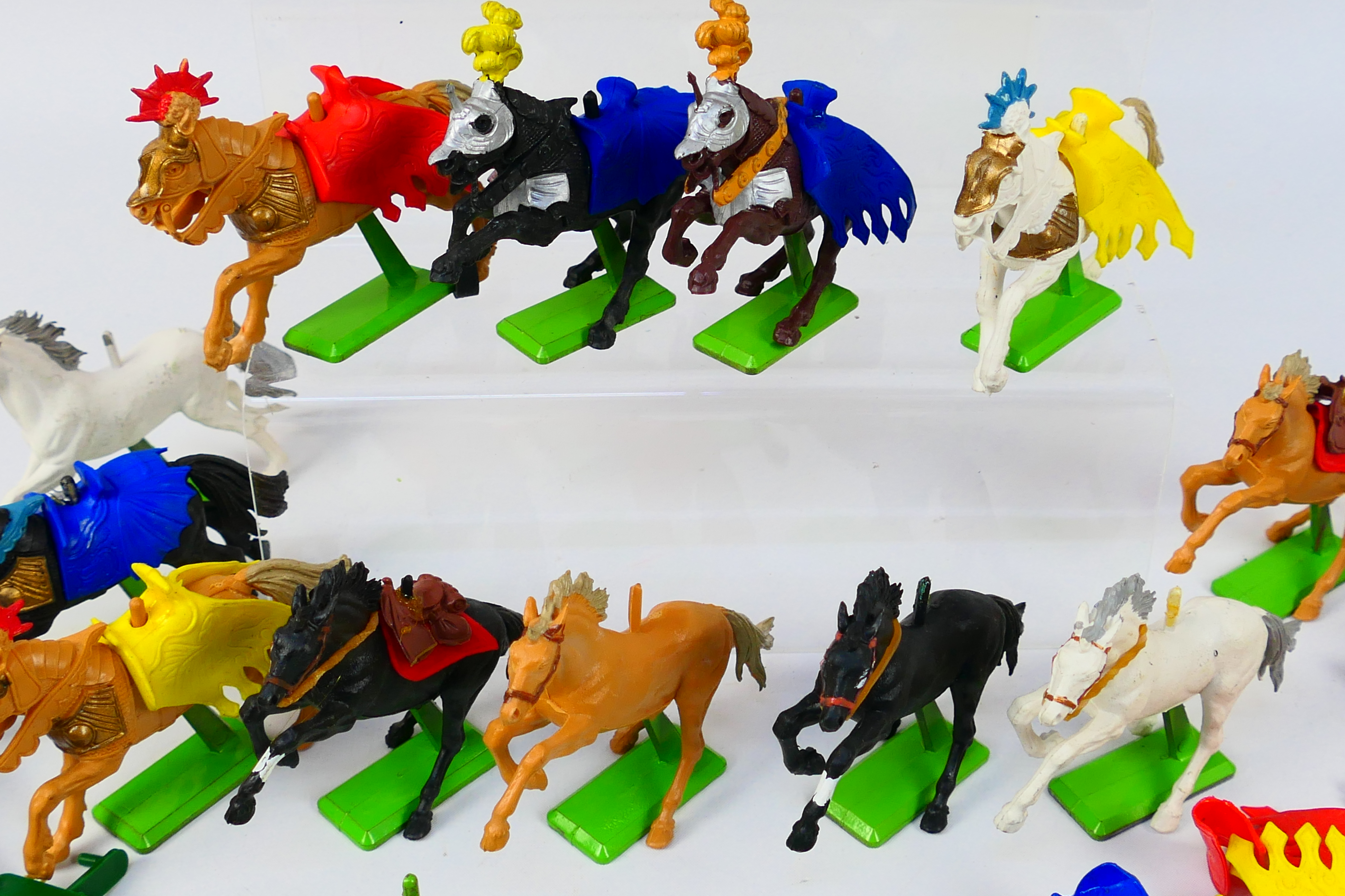 Britains - An unboxed collection of 20 Britains Deetail unfinished horses. - Image 5 of 6