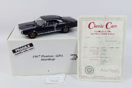 Danbury Mint - Classic Cars - A 1:24 scale 1967 Pontiac GTO Hardtop die-cast model by Danbury Mint