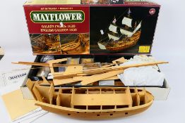 Constructo (Spain) - A partially constructed wood and brass 1:65 scale '1620 English Galleon -