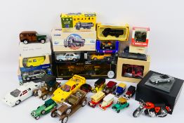 Corgi - Bburago - Matchbox - Saico - A collection of vehicles including 3 x Guinness trucks,