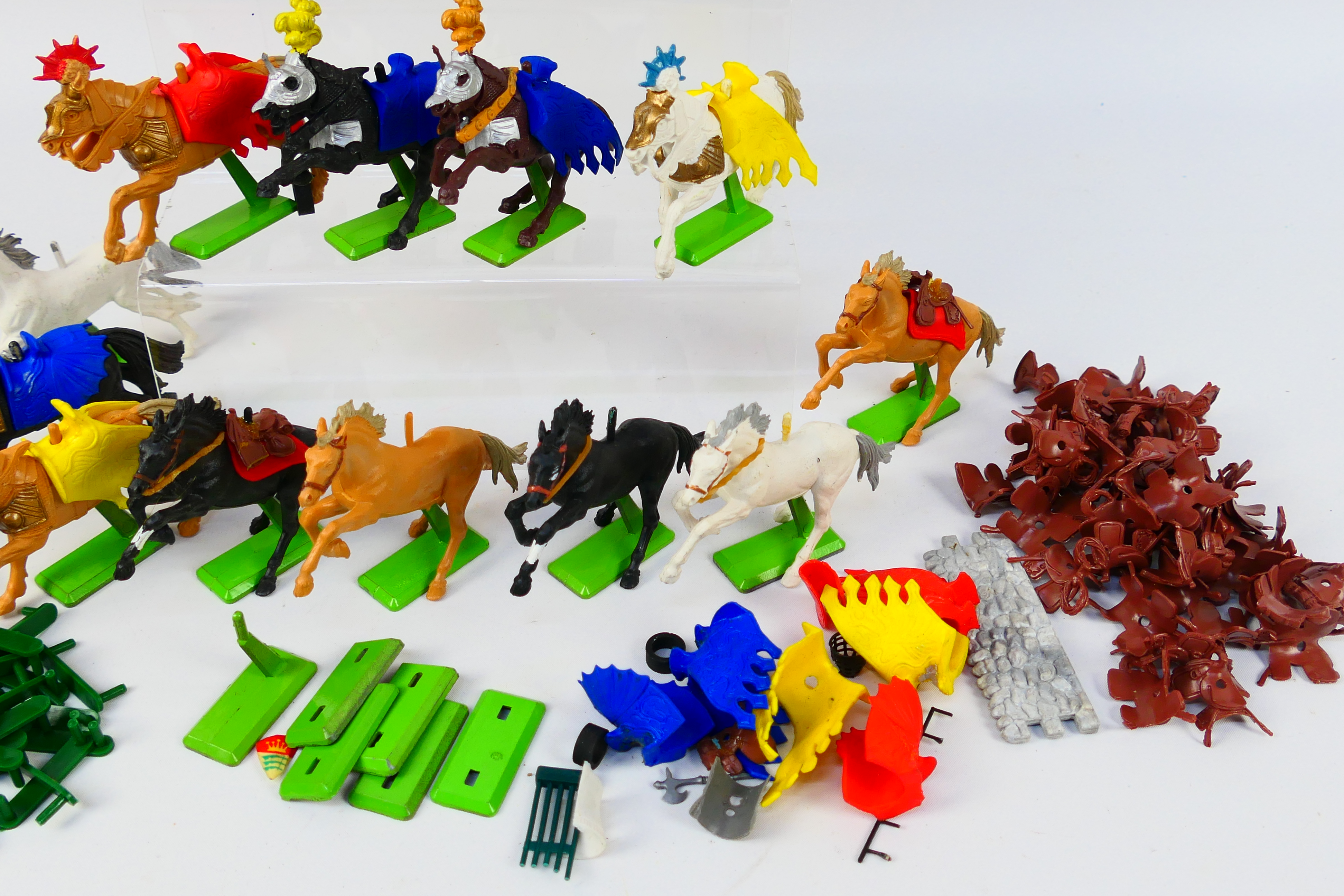 Britains - An unboxed collection of 20 Britains Deetail unfinished horses. - Image 4 of 6