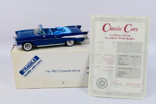 Danbury Mint - Classic Cars - A 1:24 scale 1957 Chevrolet Bel Air die-cast model by Danbury Mint -