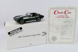Danbury Mint - Classic Cars - A 1:24 scale 1967 Corvette Coupe FSO die-cast model by Danbury Mint -