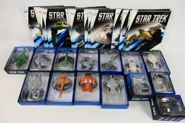 Eaglemoss - Star Trek - 14 x boxed die-cast model Stark Trek Space Ships - Lot includes a