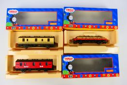 Hornby - Thomas and Friends - 3 x boxed Hornby OO gauge wagons, carriages,