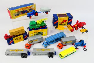 Matchbox - 13 x boxed/unboxed die-cast Matchbox model vehicles - Lot includes a #K-11 Fordson