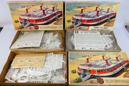 Airfix - 3 x boxed SR-N4 Hovercraft model kits in 1:144 scale # SK912.