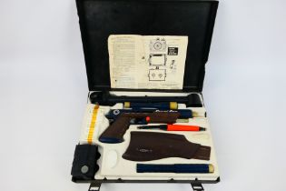 Deluxe Topper Toys UK - A cased Secret Sam plastic toy gun set.