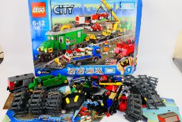 Lego - Lego City - A boxed #7898 Lego City Cargo Train Deluxe set - Set comes with various part
