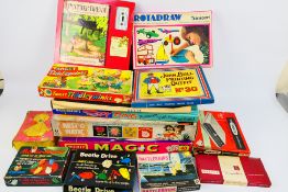 Waddingtons - Spears - Reeves - Merit - A collection of vintage board games and toys including Spy