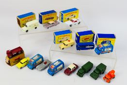 Matchbox - 7 x boxed and 8 x unboxed die-cast Matchbox model vehicles - Lot includes a boxed #14