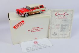 Danbury Mint - A boxed 1:24 scale die-cast 1958 Edsel Bermuda Six-Passenger Station Wagon by