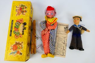 Pelham Puppets - Norah Wellings - A boxed Pelham Clown Puppet and Very Good condition with the
