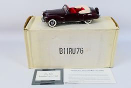 Franklin Mint - A boxed 1:24 scale die-cast 1941 Lincoln Continental by Franklin Mint - Model comes