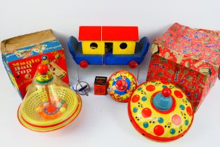 Tri-ang - Lorenz Bolz Zirndorf - Fuchs - Chad Valley - A group of vintage toys including a boxed