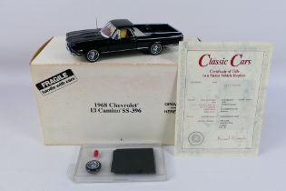 Danbury Mint - A boxed die-cast 1:24 1968 Chevrolet El Camino SS-396 by Danbury Mint - Model comes