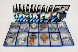 Eaglemoss - Star Trek - 12 x boxed die-cast model Stark Trek Space Ships - Lot includes Vaaduar