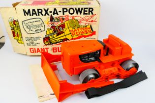 Marx - A boxed Marx-A-Power Giant Bulldozer.