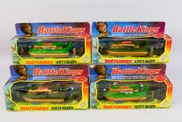 Matchbox - Battle Kings - 4 x boxed Hover Raider hovercraft models # K-105.