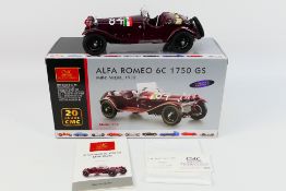 CMC - A boxed Alfa Romeo 6C 1750 GS Mille Miglia 1930 in 1:18 scale. # M-141.