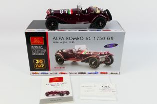 CMC - A boxed Alfa Romeo 6C 1750 GS Mille Miglia 1930 in 1:18 scale. # M-141.