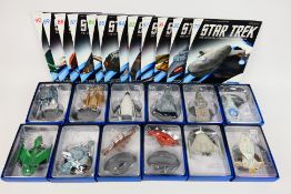 Eaglemoss - Star Trek - 12 x boxed die-cast model Stark Trek Space Ships - Lot includes Husnok