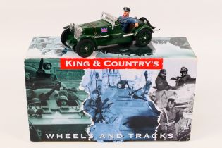 King and Country - A boxed King & Country RAF10 Royal Air Force MG Sports Car Set.