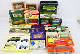 Corgi - A collection of boxed tram and bus models including Leyland Tiger Cub in City of Manchester