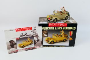 King and Country - A boxed Strictly Limited EA031(SL) Churchill and His Generals set.