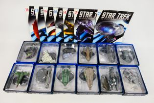 Eaglemoss - Star Trek - 12 x boxed die-cast model Stark Trek Space Ships - Lot includes Archer's