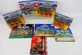 Micro Machines - 8 x unopened carded Micro Machines sets including All Terrain Attack Squad # 9,