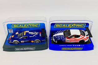 Scalextric - 2 x boxed slot cars,