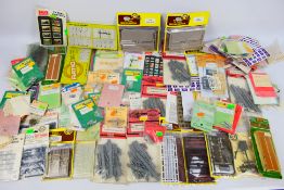 Peco - Tiny Signs - Langley Models - Unsold Shop Stock - A quantity of bagged railway accessory