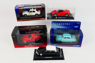 Corgi Vanguards - Autoart - A group of cars in 1:43 scale including limited edition Ford Cortina