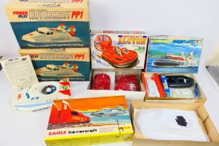 Power Play - Enterprise - 5 x boxed motorised hovercraft models,