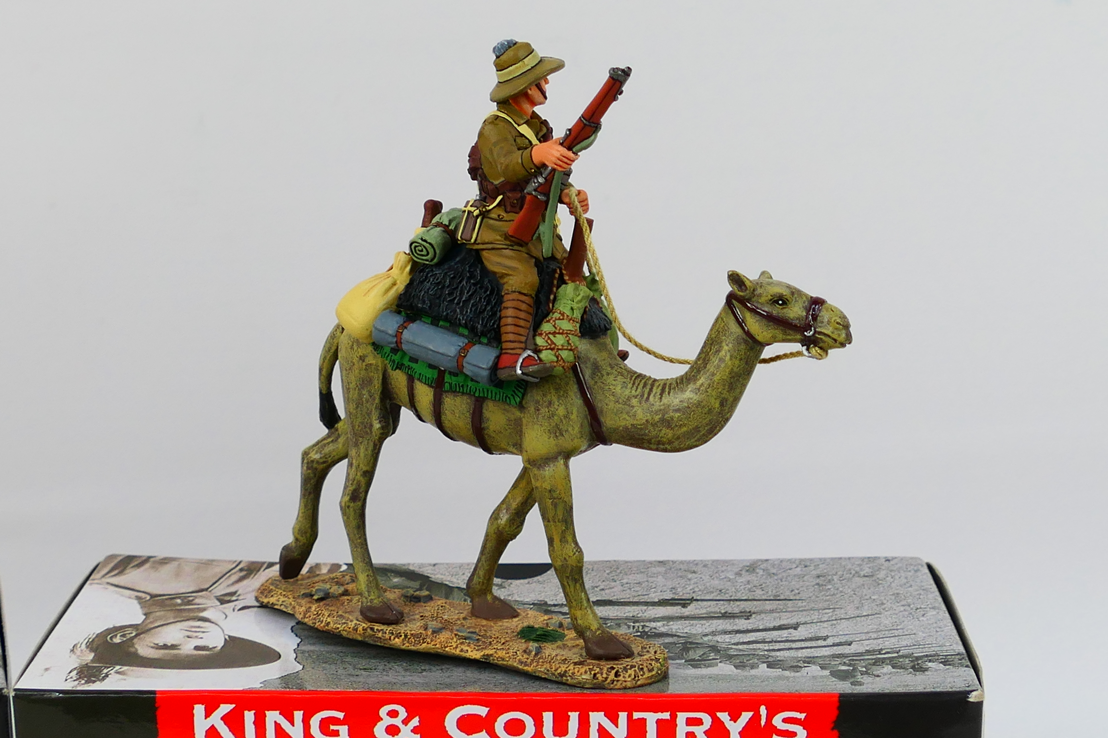 King and Country - Two boxed figures from the King and Country 'Australian Light Horse' series. - Image 4 of 5