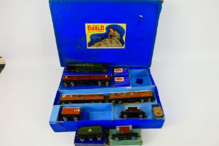 Hornby Dublo - A boxed train set with the Duchess Of Montrose # EDL12 and tender # D12,