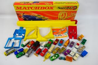 Matchbox - Husky - Matchbox Superfast - An unboxed group of playworn diecast model cars,