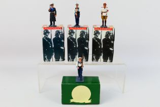 King and Country - Four boxed figures from the King and Country WWII German Leibstandarte / Berlin