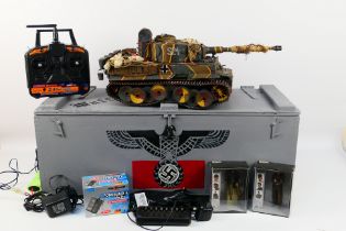 Unmarked Maker - Torro - A 1:16 scale battery powered metal radio controlled WW2 German Tiger Tank.