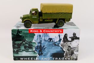 King and Country - A boxed King & Country FOB24 'Fields of Battle' Bedford OYD Truck with Driver.